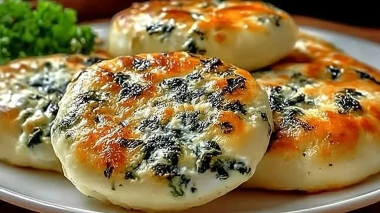 Delicious spinach cottage cheese flagels served with fresh toppings