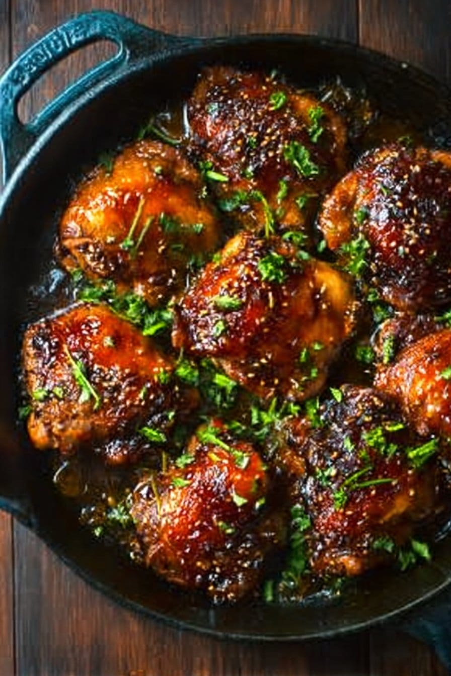Honey Soy Chicken Thighs