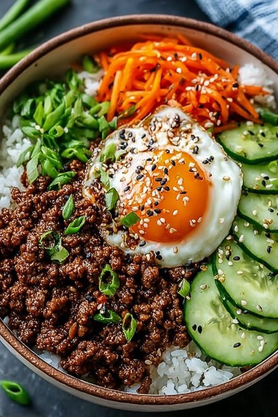 Korean Ground Beef Bowl