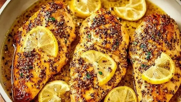 Delicious Lemon Pepper Chicken Dinner with herbs and spices