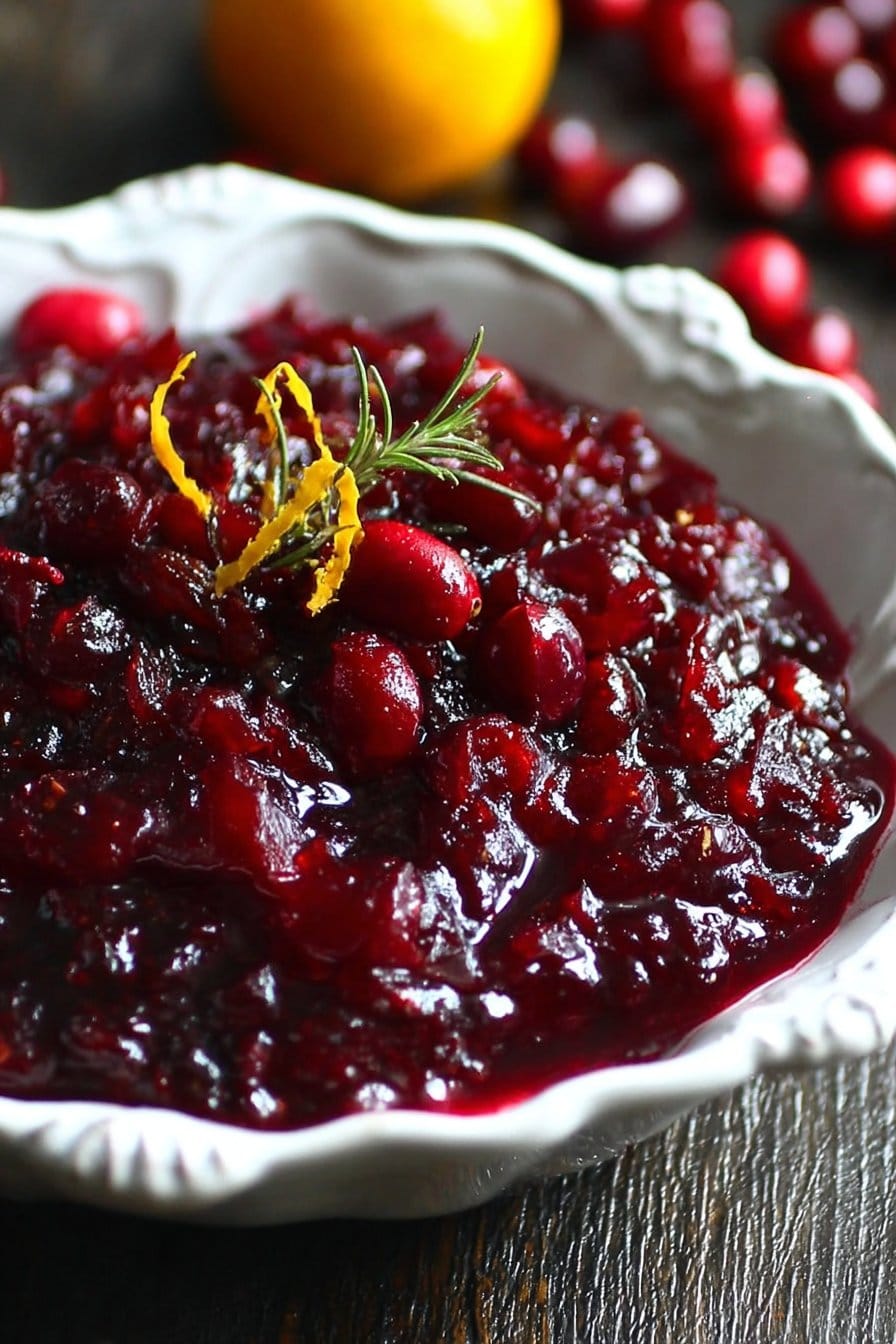 Grand Marnier Cranberry Sauce