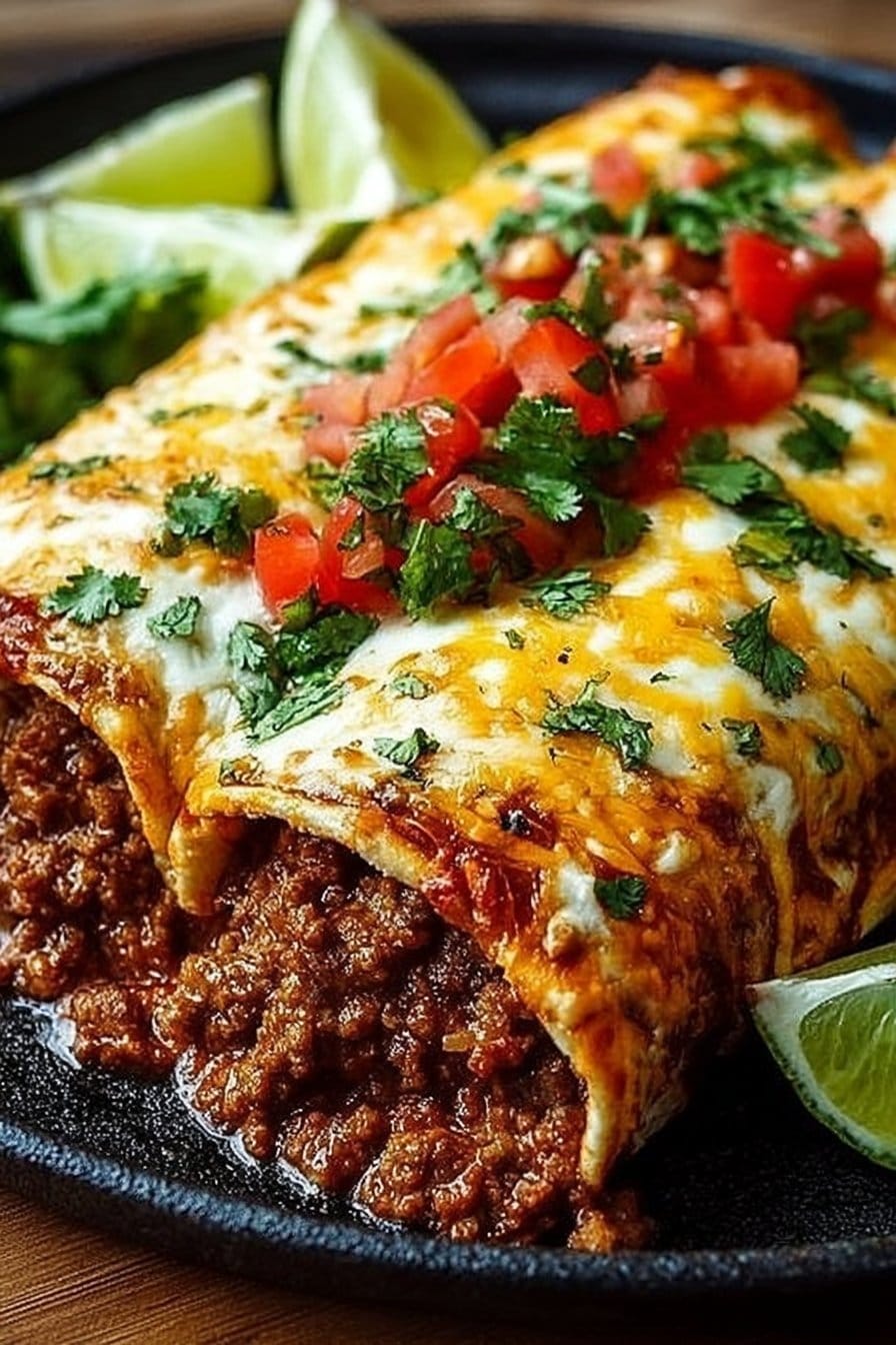 Ground Beef Enchiladas