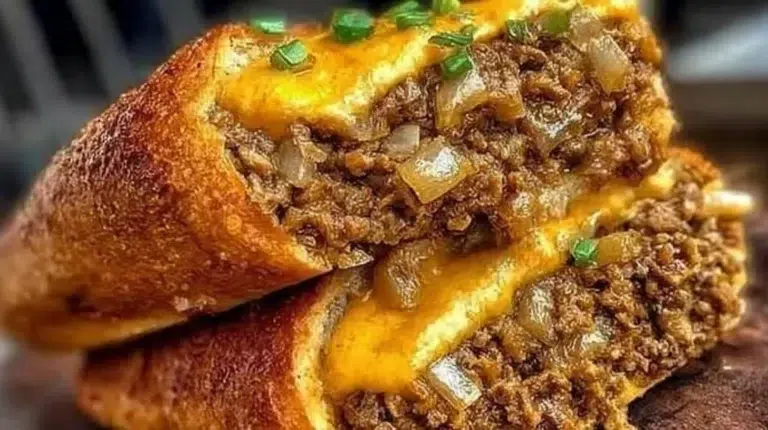 Philly Cheesesteak Sloppy Joes served with toppings and garnishes