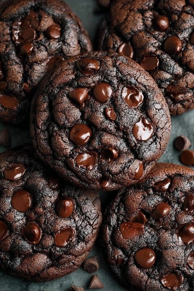 Double Chocolate Chip Cookies