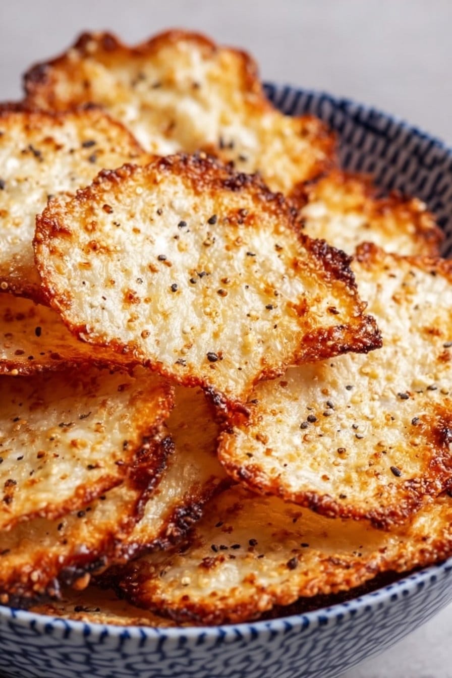 Keto Cottage Cheese Chips