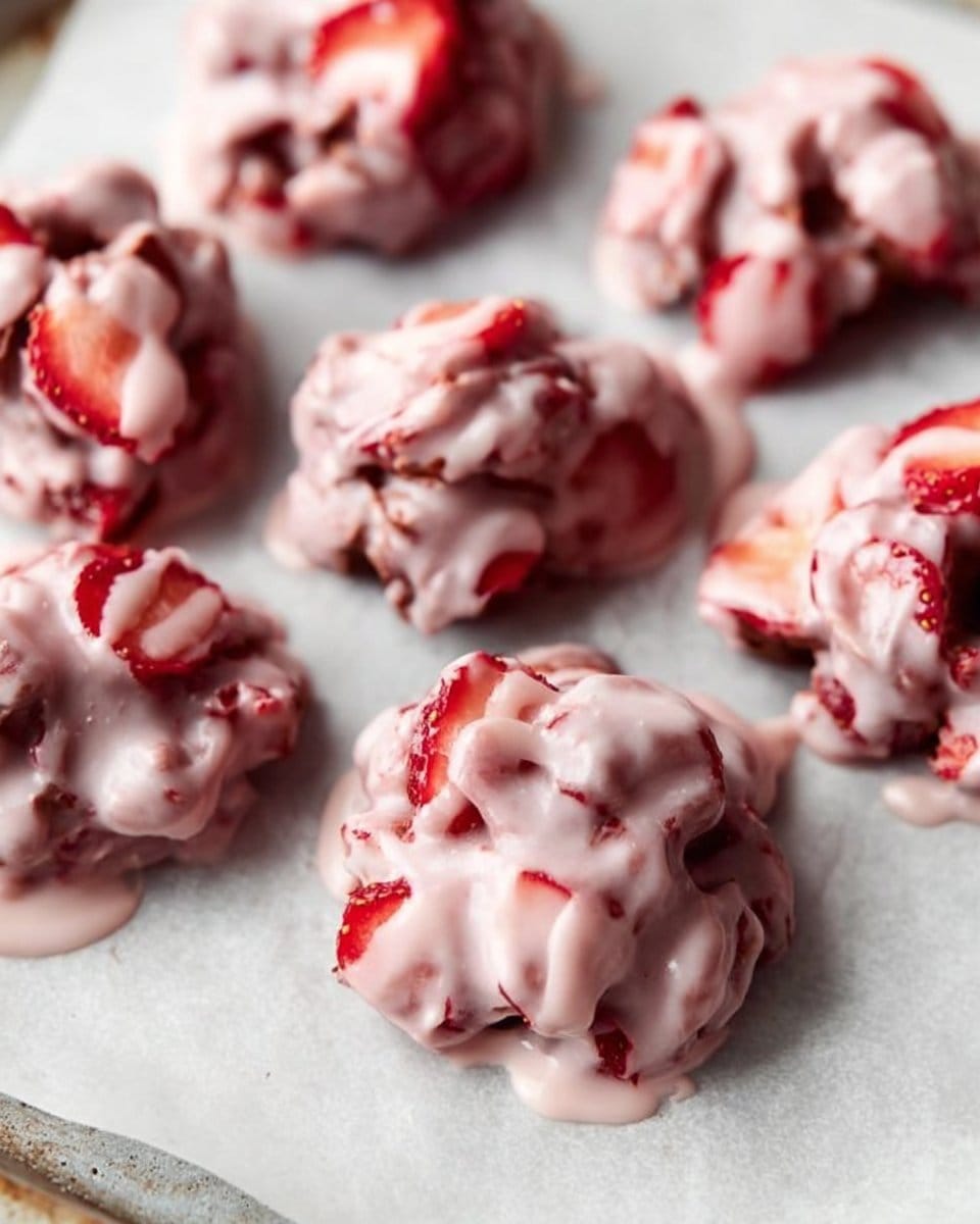 Chocolate Strawberry Yogurt Clusters (Viral Recipe!)