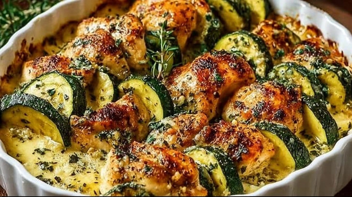 Easy Chicken Zucchini Bake