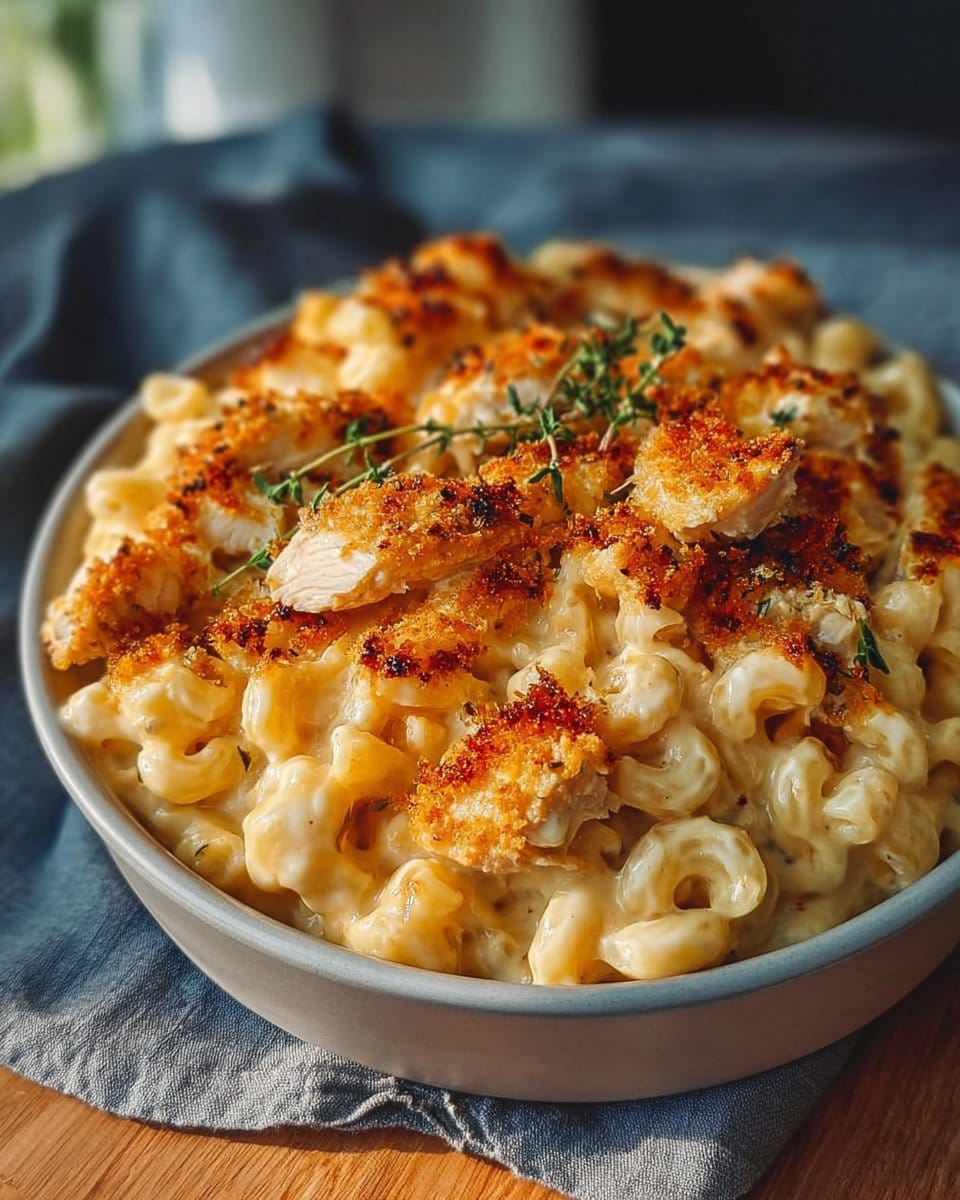 Creamy Chicken Mac and Cheese