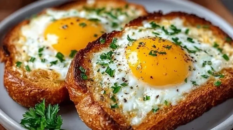 Delicious air fryer egg and cheese toast ready to serve