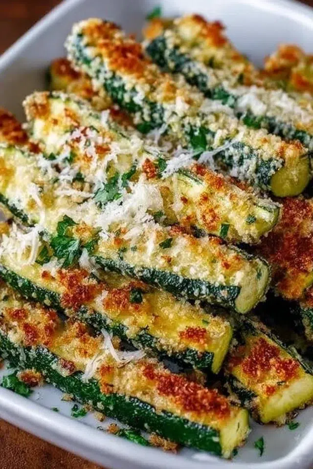 Baked Parmesan Zucchini