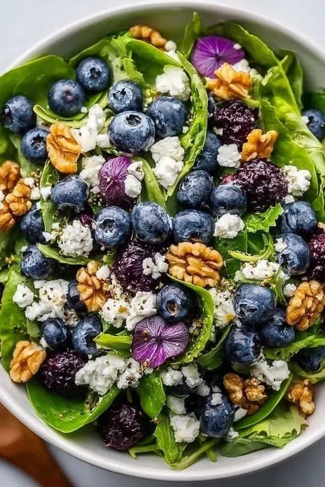 Best Easter Spring Salad with Goat Cheese