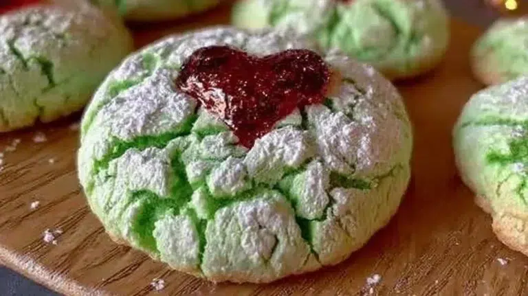 A variety of festive Christmas desserts beautifully displayed on a holiday table.