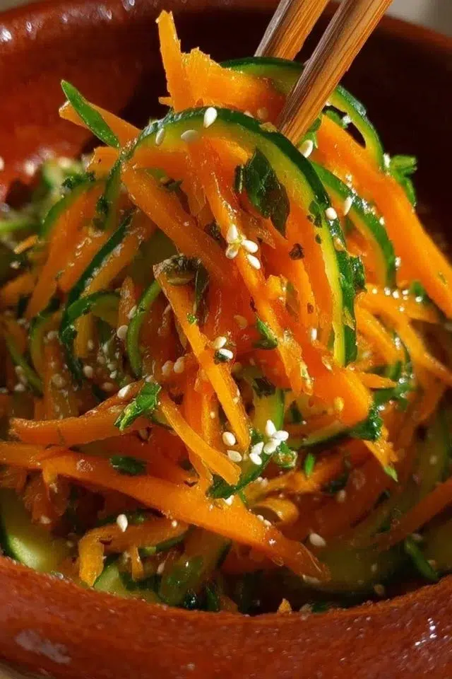 Cucumber Carrot Salad