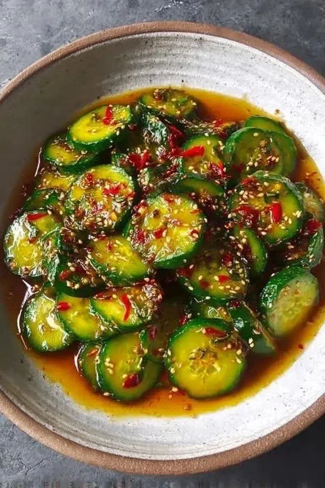Easy Asian Cucumber Salad