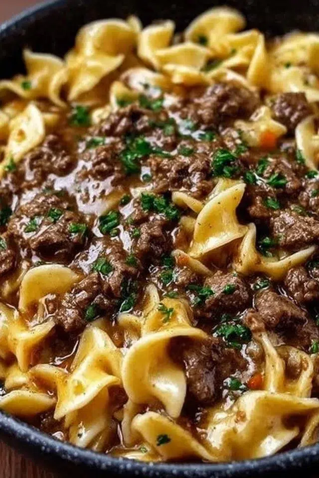 Easy Beef And Noodles