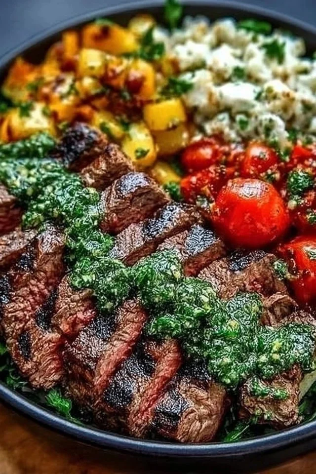 Mediterranean Steak Bowl Recipe