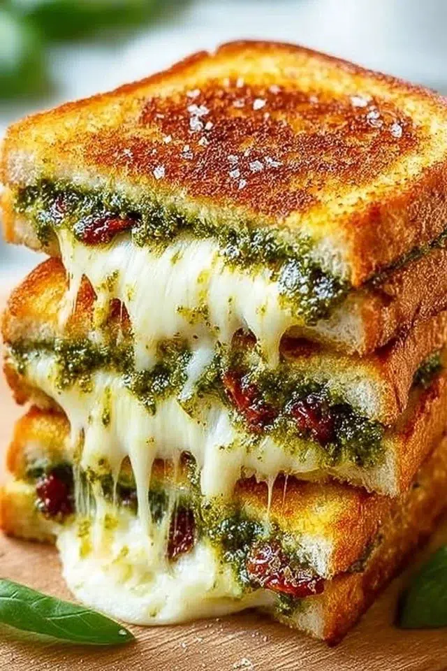 Pesto Grilled Cheese