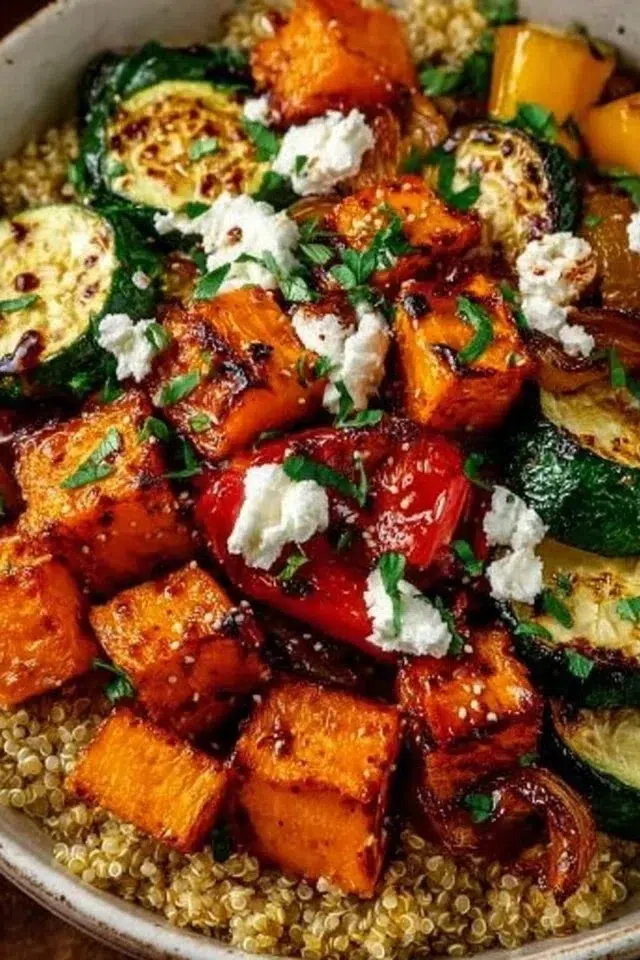 Roasted Vegetable Quinoa Bowl