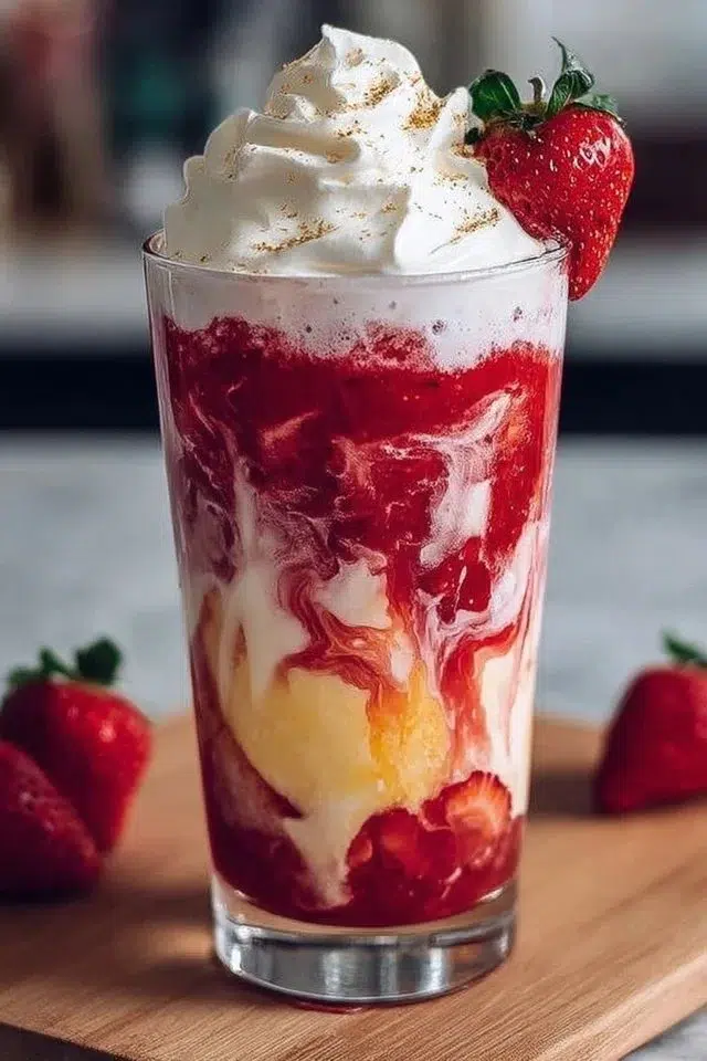 Strawberry Shortcake Dirty Soda