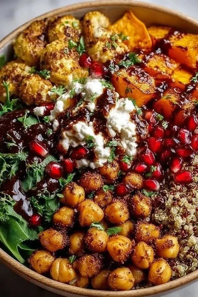 Winter Mediterranean Quinoa Bowl