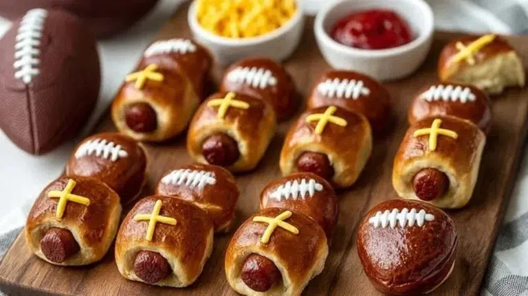 Delicious football party food ideas including snacks and recipes for game day.