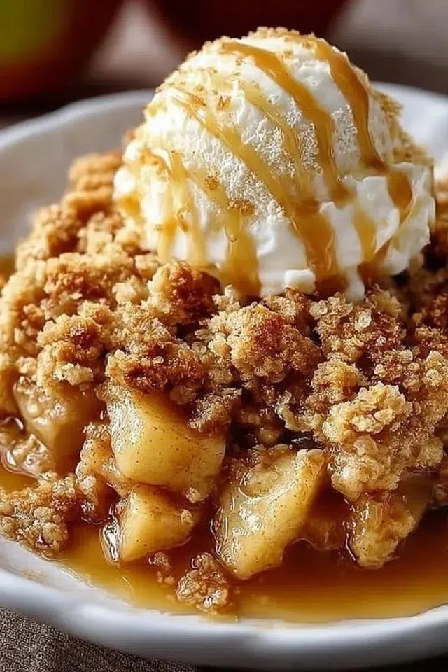 Baked Apple Crumble