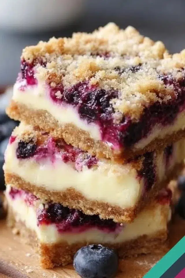 Blueberry Cream Cheese Bars