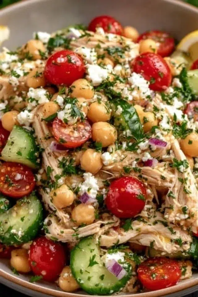 Chicken & Chickpea Salad