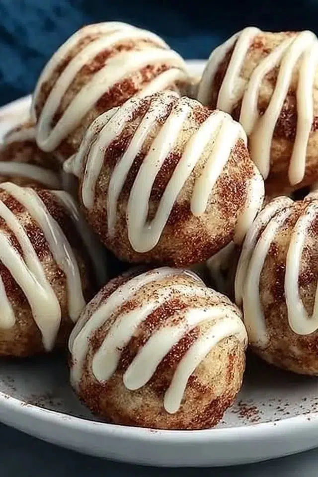 Cinnamon Roll Protein Bites