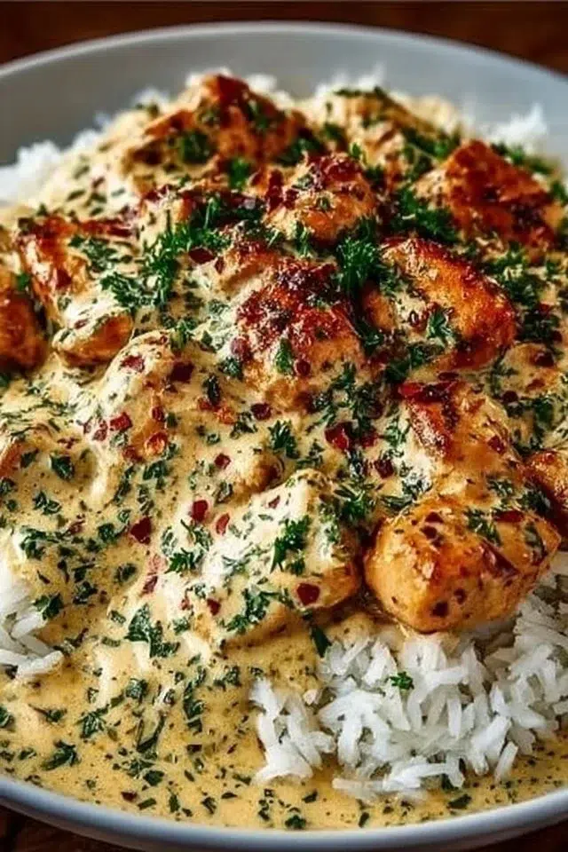 Creamy Chicken and Rice