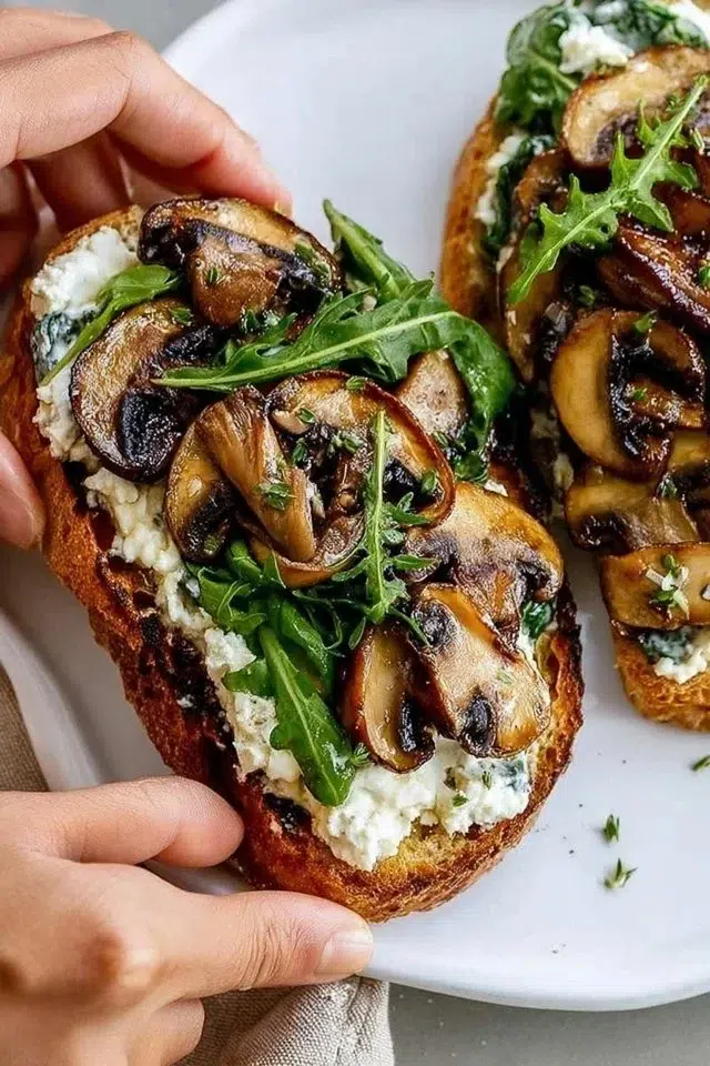 Creamy Mushroom Toast