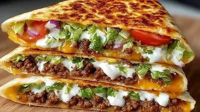 Keto crunchwraps on a plate, ready for a guilt-free meal option.