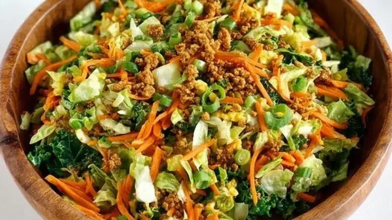 Egg Roll Salad in a Bowl, a colorful anti-inflammatory recipe