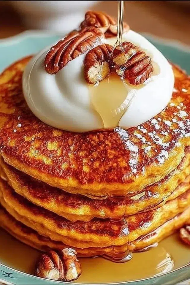 Fluffy Sweet Potato Pancakes
