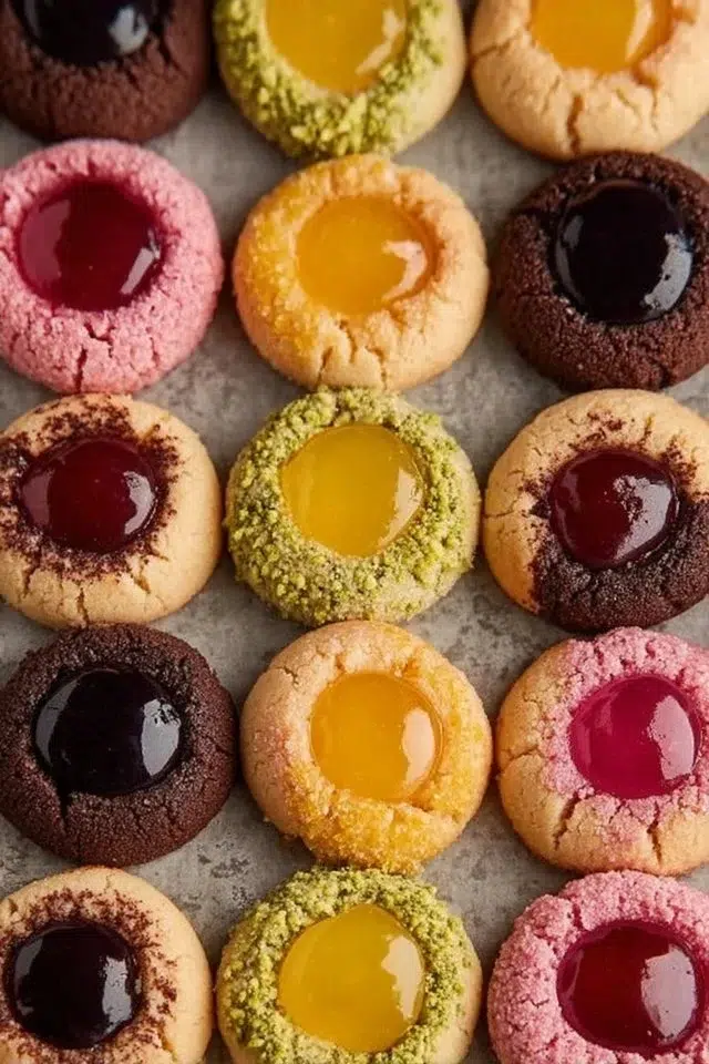 Fruity Thumbprint Cookies
