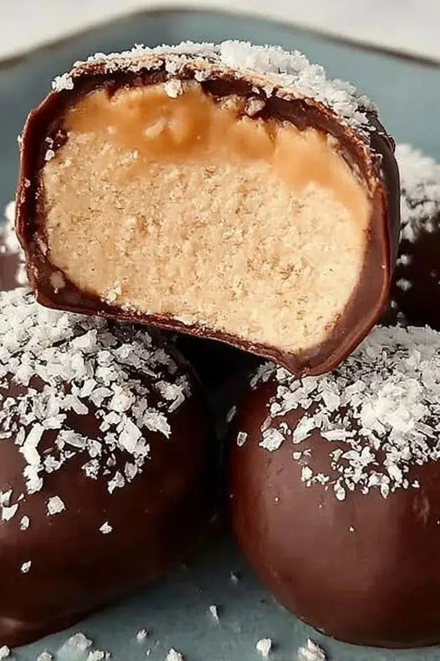 Healthier Peanut Butter and Greek Yogurt Bites