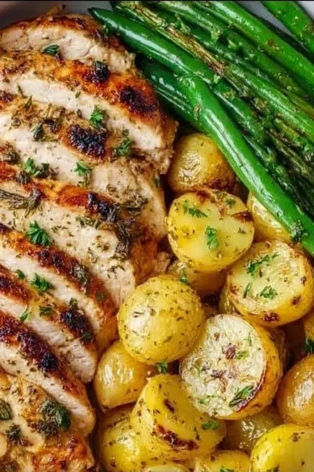 Lemon Garlic Chicken Meal Prep