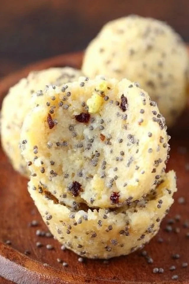 Lemon Poppy Seed Energy Bites