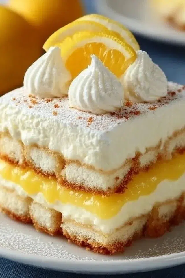 Lemon Tiramisu