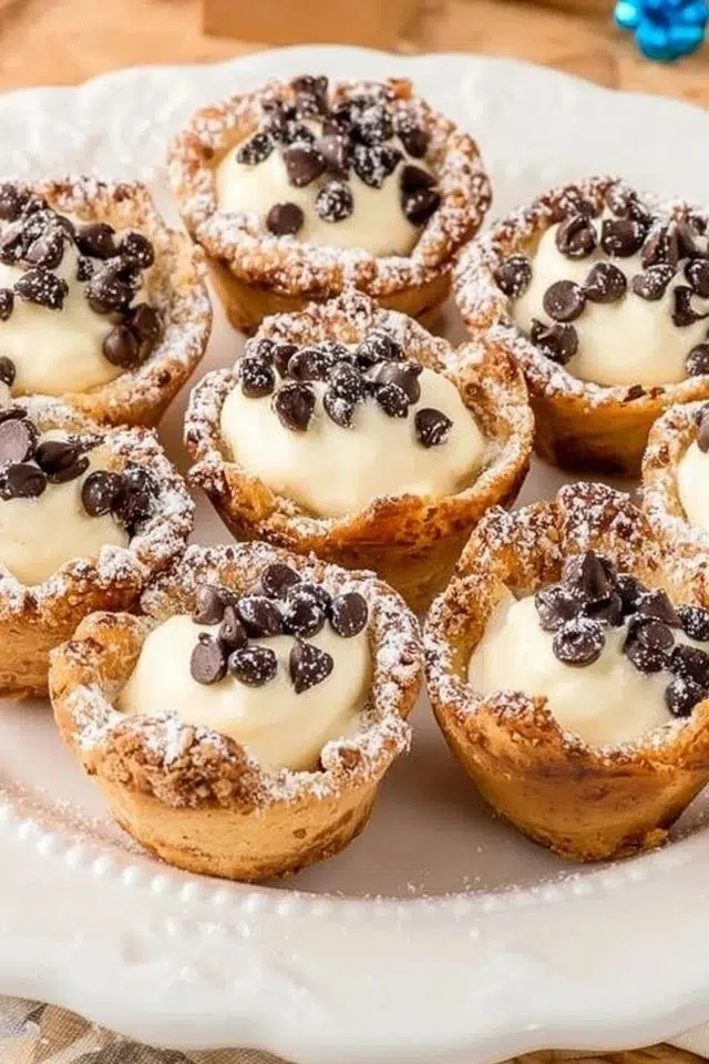Mini Cannoli Cups