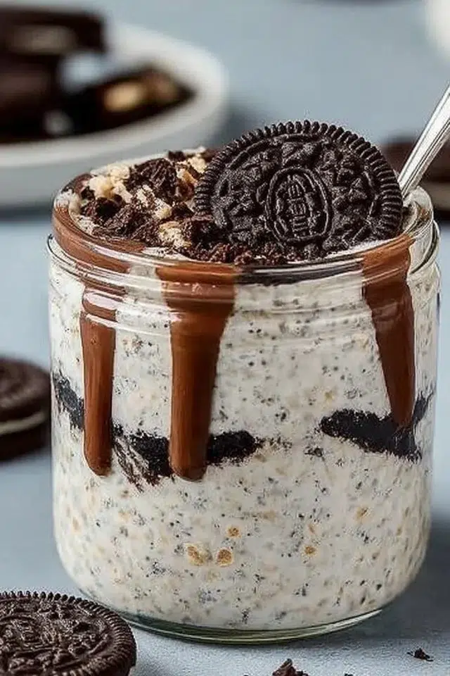 OREO OVERNIGHT OATS RECIPE