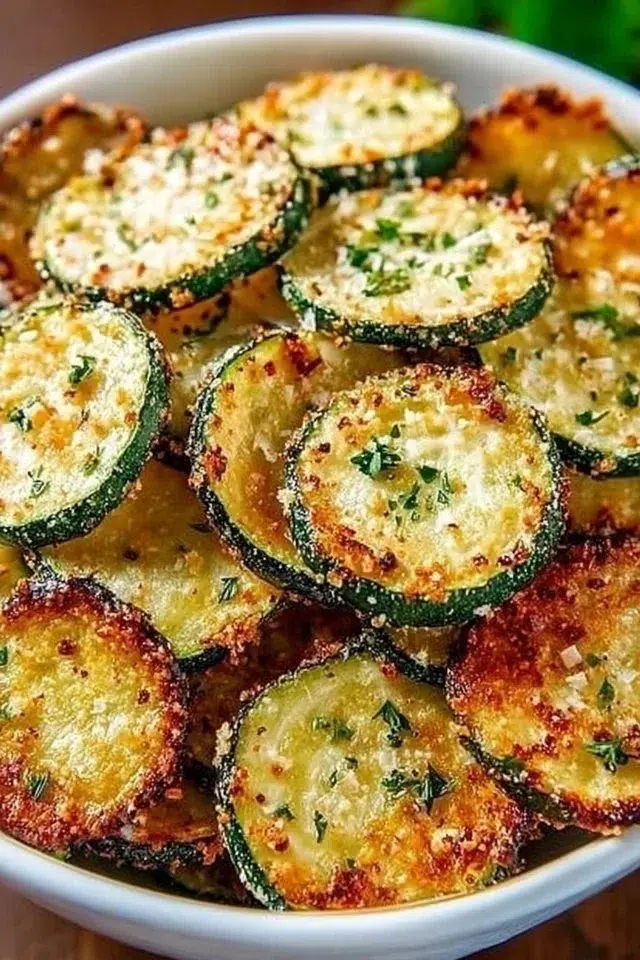 Oven-Baked Zucchini Chips