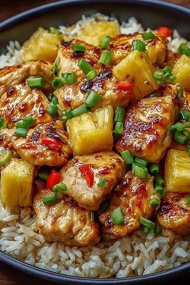 Pineapple Chicken and Rice