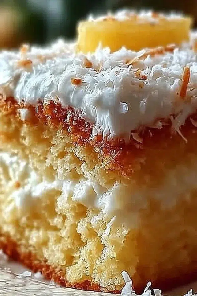 Pineapple Coconut Dream Cake