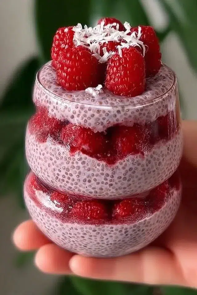 Raspberry Chia Pudding