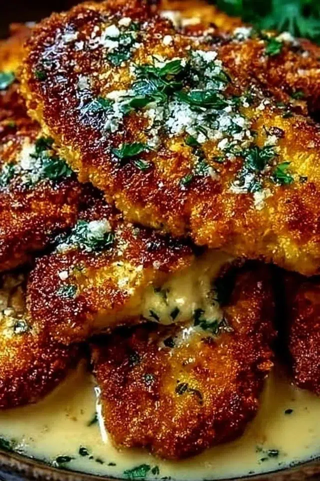 Sizzling Oven Baked Garlic Parmesan Chicken