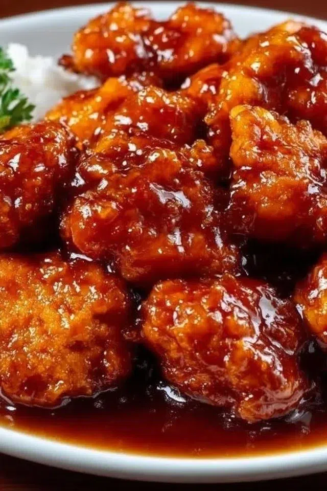 Slow Cooker Sticky Honey Chicken