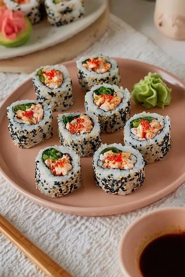 Spicy Crab Sushi