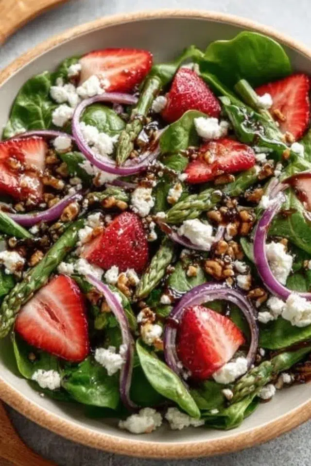 Spring Mix Salad with Balsamic Honey Dressing