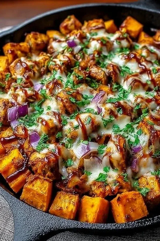 BBQ Chicken Sweet Potato Skillet: Cozy One-Pan Delight
